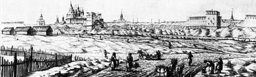 Коломна. Вид на Кремль. Летопись 1352-1799